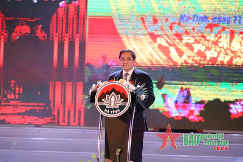Thủ tướng Phạm Minh Chính dự Lễ kỷ niệm 65 năm Ngày Bác Hồ về thăm Hà Tĩnh