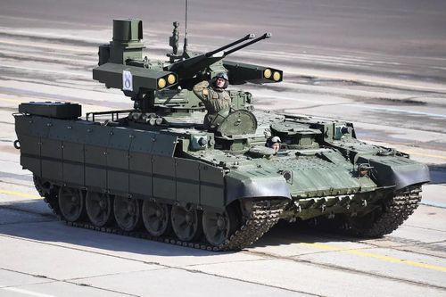 Xuất hiện ở Ukraine, xe hỗ trợ tăng Terminator của Nga thu hút khách hàng tiềm năng
