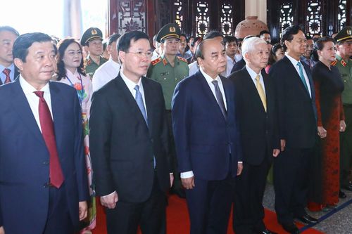 Chủ tịch nước dự Lễ kỷ niệm 110 năm Ngày sinh Chủ tịch Hội đồng Bộ trưởng Phạm Hùng