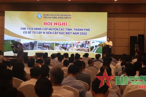 Hội nghị lãnh đạo ủy ban nhân dân cấp huyện về công tác quản lý, bảo vệ đê điều