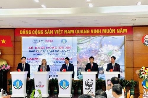 Khởi động dự án chống buôn bán động vật hoang dã, ứng phó biến đổi khí hậu