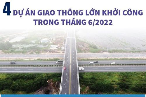 4 dự án giao thông lớn khởi công trong tháng 6/2022