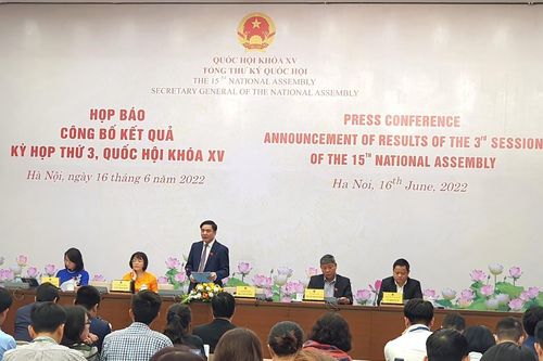 Kỳ họp thứ 3, Quốc hội khóa XV thành công tốt đẹp