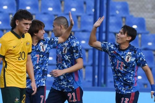 U23 Australia thảm bại trước U23 Nhật Bản