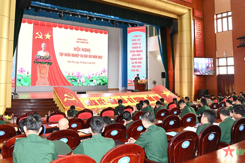 Quân khu 2 tập huấn nghiệp vụ báo chí năm 2022