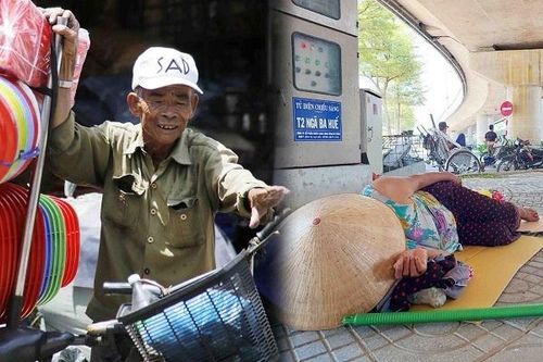 Nóng như 'chảo lửa', người miền Trung núp công viên, gầm cầu trốn nắng
