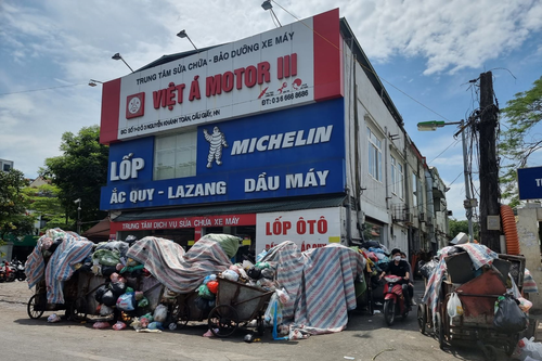 Việc ùn ứ rác thải tại nội đô Hà Nội đã cơ bản được khắc phục
