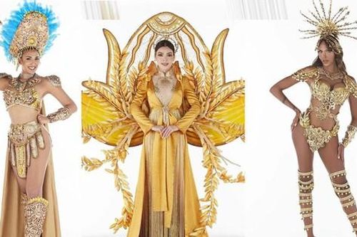 Loạt trang phục dân tộc độc, lạ của Trân Đài và dàn thí sinh Hoa hậu chuyển giới quốc tế 2022