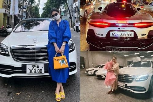 'Soi' cặp xe ôtô tiền tỷ, biển đẹp của cô gái 9X miền Tây