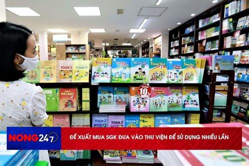 NÓNG 247 | Đề xuất mua sách giáo khoa đưa vào thư viện để sử dụng nhiều lần