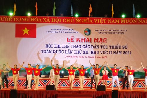 Quảng Ngãi: 650 VĐV tham dự thể thao các DTTS toàn quốc lấn thứ XII