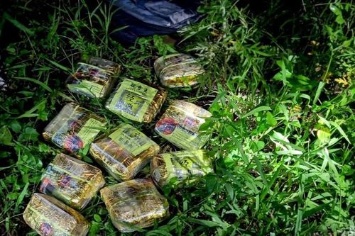 Truy tìm nhóm đối tượng bỏ lại 10kg ma túy trốn trong rừng