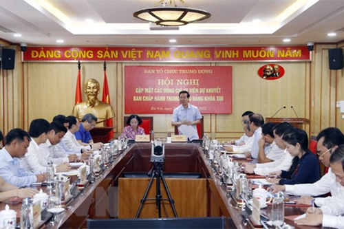 Gặp mặt các đồng chí Ủy viên dự khuyết Ban Chấp hành Trung ương Đảng khóa XIII