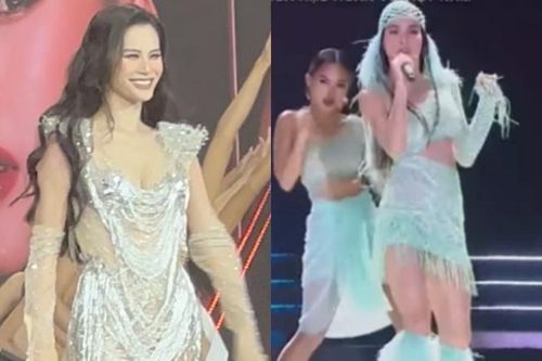 Chung kết Hoa hậu Hoàn vũ Việt Nam: Đông Nhi hát mở đầu, Hồ Ngọc Hà 'cháy' hết mình
