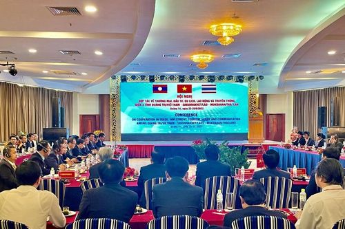 Hội nghị hợp tác đa lĩnh vực giữa Quảng Trị - Savanakhet - Mukdahan