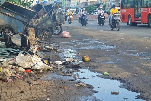Tp.Cần Thơ: Rác thải nhếch nhác, đe dọa đến sức khỏe người dân