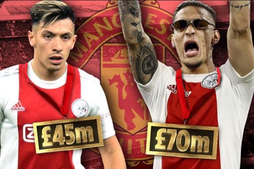 Ajax hét giá 115 triệu bảng cho bộ đôi mục tiêu của MU