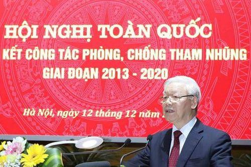 Hội nghị toàn quốc tổng kết 10 năm công tác phòng, chống tham nhũng, tiêu cực