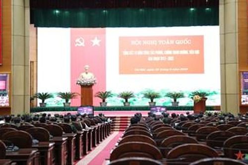 Hội nghị toàn quốc tổng kết 10 năm công tác phòng, chống tham nhũng, tiêu cực tại điểm cầu Bộ Quốc phòng