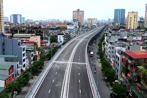 Đường Vành đai 2 ở Hà Nội trước khi hợp long nhịp cuối