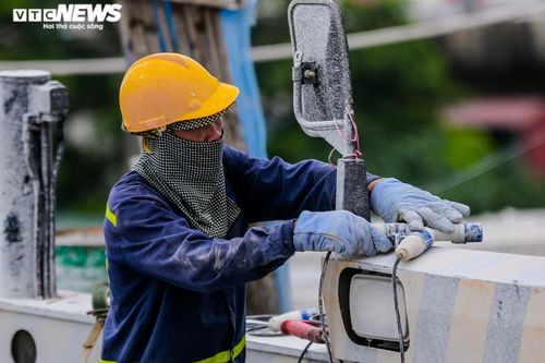 Hình hài cầu Vĩnh Tuy 2 sau gần hai năm xây dựng
