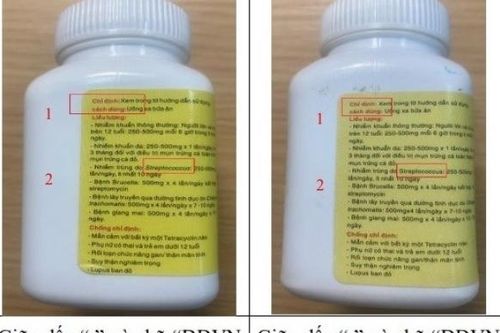 Cảnh báo thuốc kháng sinh Tetracyclin 250mg giả