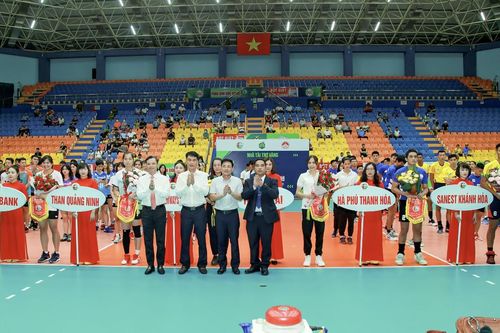 Khai mạc Giải Bóng chuyền Vô địch quốc gia Cúp Hóa chất Đức Giang năm 2022