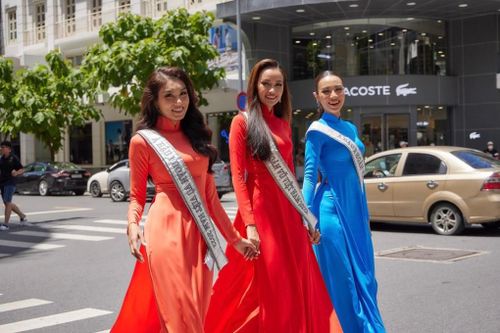 Top 3 Hoa hậu Hoàn vũ Việt Nam 2022 đồng điệu thời trang sau đăng quang