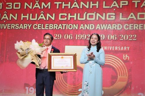 CT Group đón nhận 'Huân chương Lao động hạng Nhất'