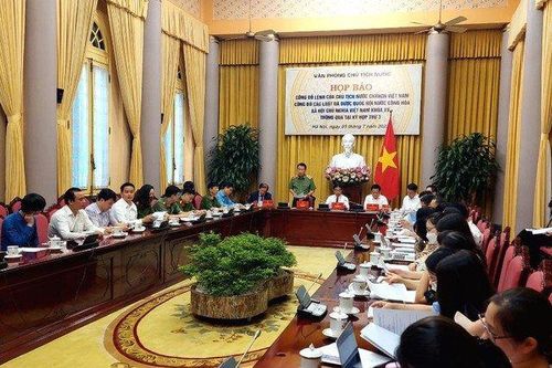 Văn phòng Chủ tịch nước công bố 5 luật vừa được Quốc hội thông qua