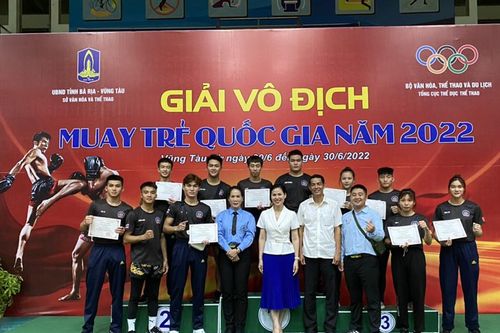Hà Giang xuất sắc giành 9 huy chương tại giải Muay trẻ quốc gia 2022