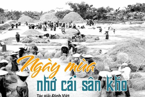 Tản văn hay: Ngày mùa nhớ cái sân kho