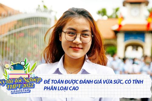Thi tốt nghiệp THPT 2022: Đề Toán được đánh giá vừa sức, có tính phân loại cao