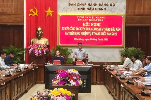 Hậu Giang kỷ luật 52 đảng viên trong 6 tháng đầu năm