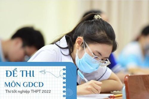 Đề thi môn Giáo dục công dân tốt nghiệp THPT 2022