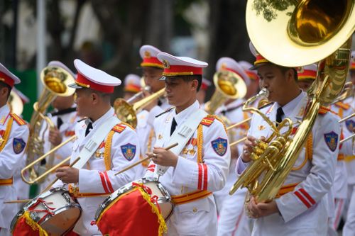 Tưng bừng khai mạc Nhạc hội Cảnh sát các nước ASEAN +2022 tại phố đi bộ Hồ Gươm