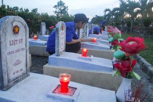 Quảng Trị: Tiếp tục điều chỉnh thông tin trên bia mộ liệt sĩ
