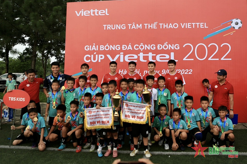 Hơn 400 cầu thủ nhí tham gia Cúp Viettel 2022