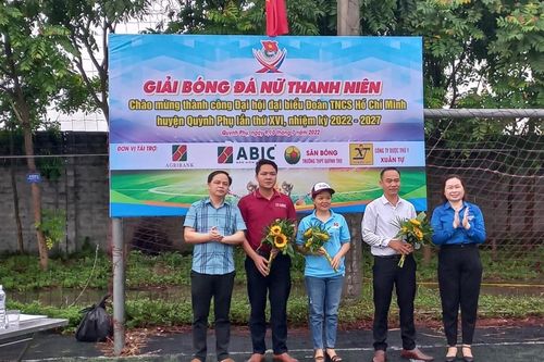 Thái Bình: Khai mạc 'Giải bóng đá nữ thanh niên' huyện Quỳnh Phụ năm 2022