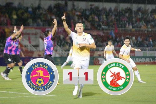 Bàn thắng bằng tay của Xuân Nam không thể giúp Bình Định có 3 điểm trước Sài Gòn