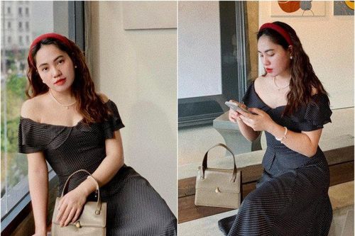 Đam mê diện đồ vintage cổ điển mà không nhàm, người đẹp Đà Nẵng có 2 con vẫn đẹp chuẩn nàng thơ
