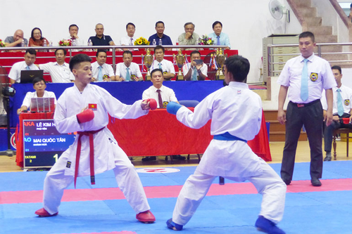64 câu lạc bộ tham dự Giải vô địch karate quốc gia năm 2022