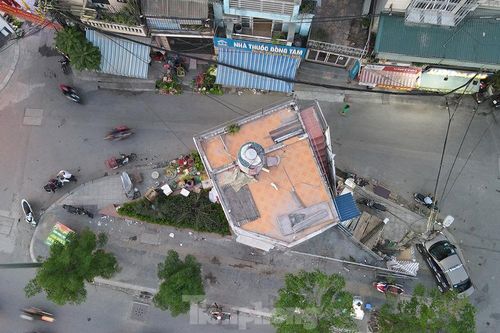Cận cảnh căn nhà 4 mặt tiền 'độc nhất vô nhị' tại Hà Nội