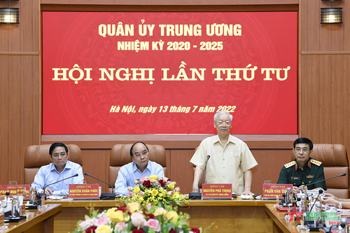 Tổng Bí thư Nguyễn Phú Trọng: Quân ủy Trung ương, Bộ Quốc phòng, hoàn thành toàn diện nhiệm vụ quân sự, quốc phòng 6 tháng đầu năm 2022