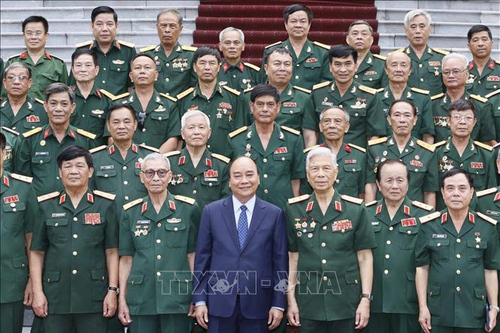 Chủ tịch nước tiếp đại biểu cựu chiến binh Mặt trận Vị Xuyên - Hà Tuyên