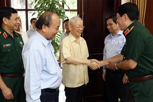 Tổng Bí thư Nguyễn Phú Trọng chủ trì Hội nghị Quân ủy Trung ương