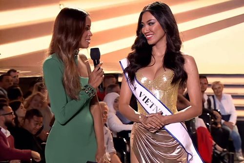 Kim Duyên được gọi tên đầu tiên vào Top 12, đường tới vương miện Hoa hậu Siêu quốc gia cận kề
