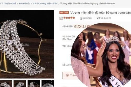 Thực hư tin đồn vương miện của Á hậu Kim Duyên là hàng 'pha-ke' có giá chỉ hơn 200K