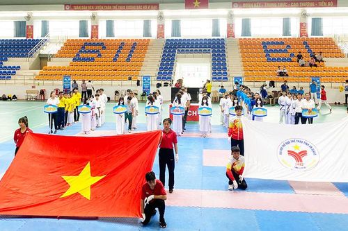 Khai mạc môn Karatedo Đại hội Thể dục - thể thao tỉnh An Giang lần IX/2022