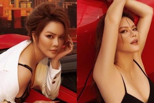 Lý Nhã Kỳ trẻ trung với đồ nội y thể thao, tung bộ ảnh đón sinh nhật bên siêu xe